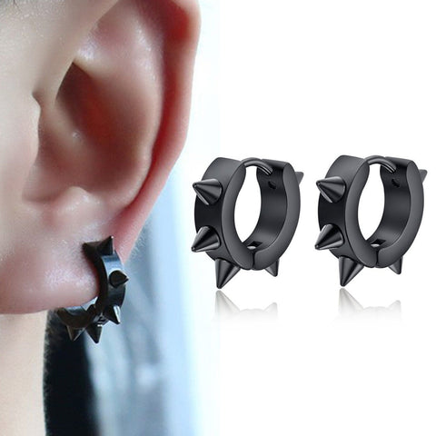 Punk Earrings Ear Gothic Stainless Steel