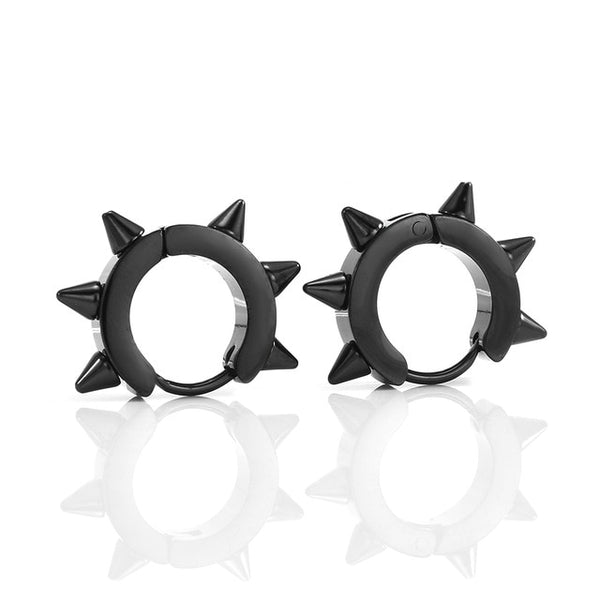 Punk Earrings Ear Gothic Stainless Steel