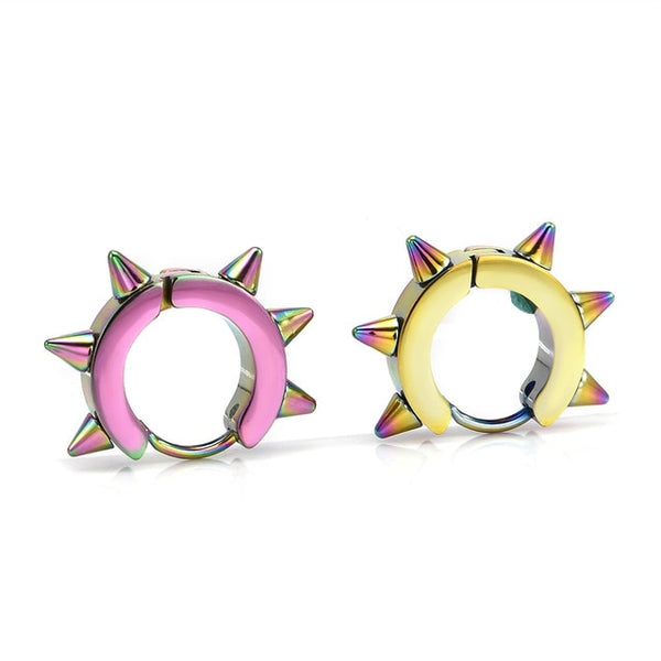 Punk Earrings Ear Gothic Stainless Steel