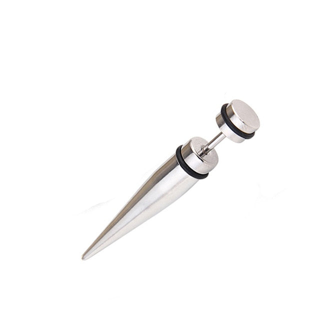 Silver Stainless/Titanium Steel Stud Earrings